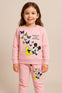 Pink Baby Girl Cute Sequence Butterfly Fashionable Long Sleeve Sports Sweatshirts + Trouser Winter Clothes Set Outdoor Wear TS6412A